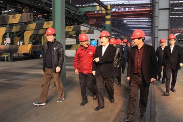 市委书记陈金虎来我集团检查节前安全生产工作