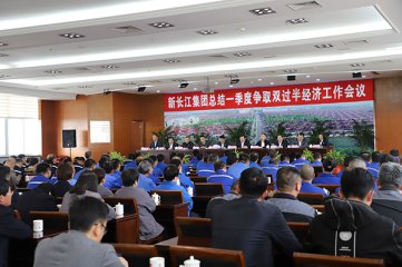 新长江集团召开“总结一季度争取双过半经济工作会议”